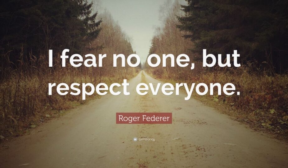 i fear no one, but respect everyone. - tymoff